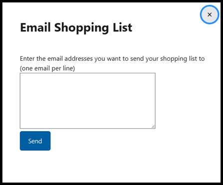 A screenshot of a email shopping list

AI-generated content may be incorrect.