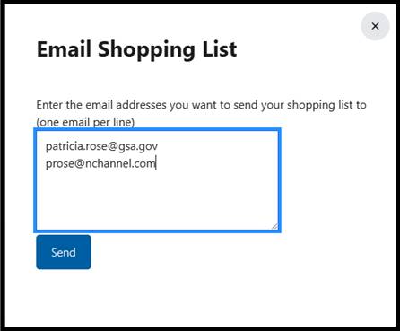 A screenshot of a email shopping list

AI-generated content may be incorrect.